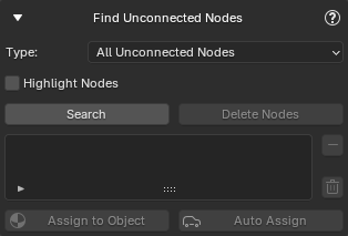 Find Unconnected Nodes Utility