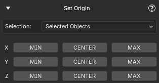 Set Origin Utility